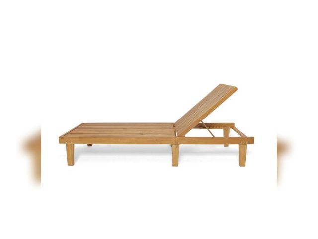 Lot 96-167311 - Nadine Teak Brown 2-Piece Wood Outdoor Patio Chaise Lounges
MSRP $418.99
New