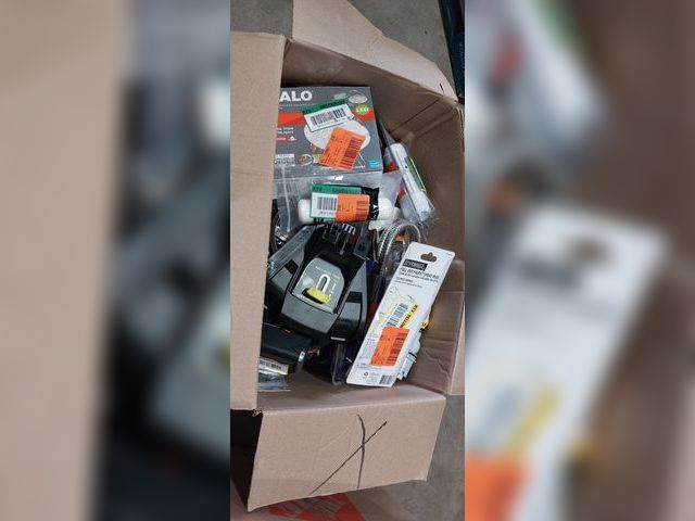 Lot 96-164701 - Mixed Box of Home Depot Items 
Most New / Some Open Box