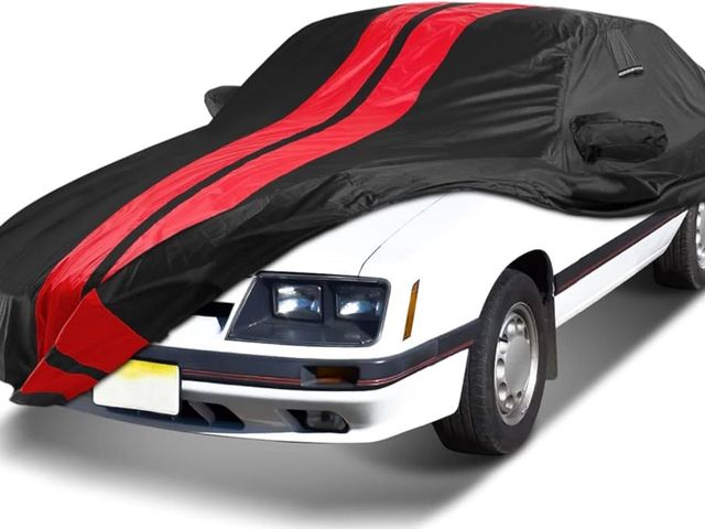 Lot 96-177864 - iCarCover Custom Car Cover for 1979-2004 Ford Mustang Waterproof All Weather Rain Snow UV Sun Protec...