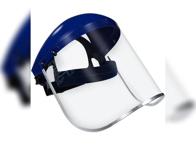 Lot 96-189489 - Blue Eagle Full Face Impact Resistant Safety Faceshield (B1BL+FC48) | Clear | Extrusion-Grade Polyca...