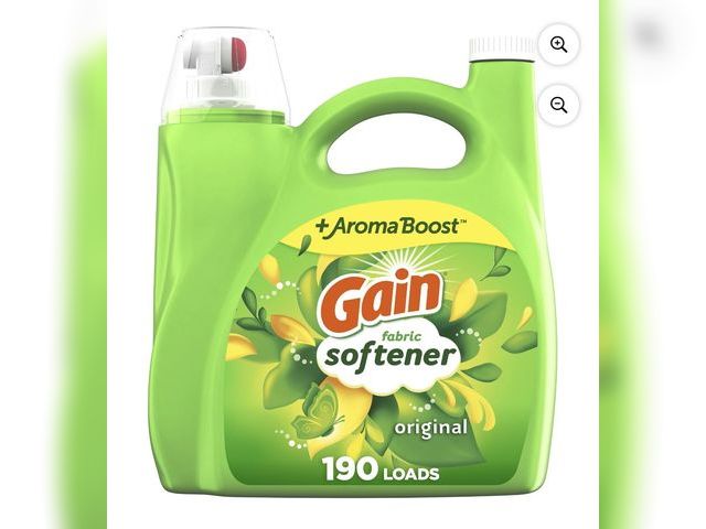 Lot 96-200238 - Gain Liquid Laundry Fabric Softener and Conditioner, Original Scent, 140 fl oz, 190 Loads New