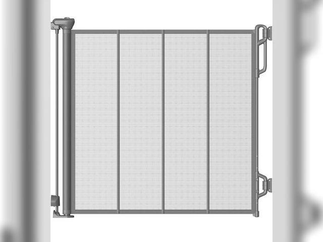Lot 96-166149 - Reinforced Retractable Baby Gate or Mesh Dog Gate,Easy to Use for Stairs, Doorways, Hallways, Indoor...