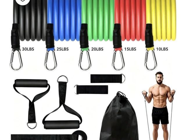 Lot 96-232645 - BN-LINK 100Lbs Resistance Bands Set for Working Out, Workout Bands for Men and Women, Simple Exercis...
