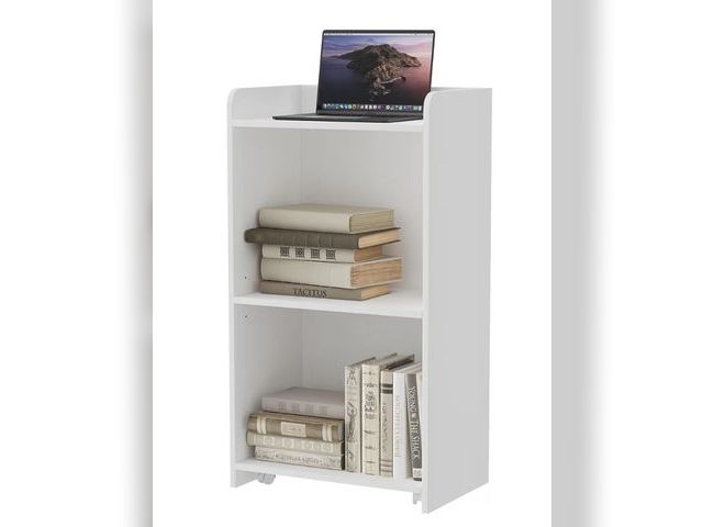 Lot 96-179574 - aboxoo Podium Stand - Portable Podium Stand with 4 Rolling Wheels, Pulpits for Churches with Adjusta...