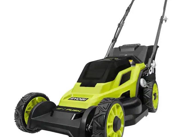 Lot 96-166388 - RYOBI
ONE+ 18V 13 in. Cordless Battery Walk Behind Push Lawn Mower (Tool Only)
Used Untested 
Msrp $...