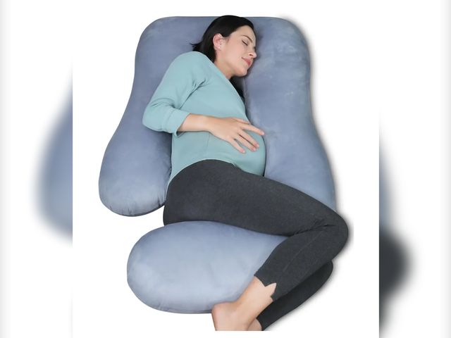 Lot 96-173636 - MOON PARK Pregnancy Pillows for Sleeping - U Shaped Full Body Maternity Pillow with Removable Cover ...