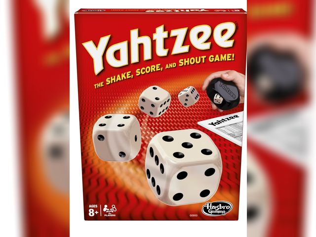 Lot 96-202773 - Hasbro Gaming Yahtzee Game, Fast-Playing Dice Games for Kids, Teens, and Adults, Strategy Games, Fam...