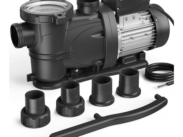 Lot 96-177679 - In/Above Ground Pool Pump, Self Primming High Flow (with Timer, 2HP, 8120 GPH, 220V)
New
MSRP $270.0...