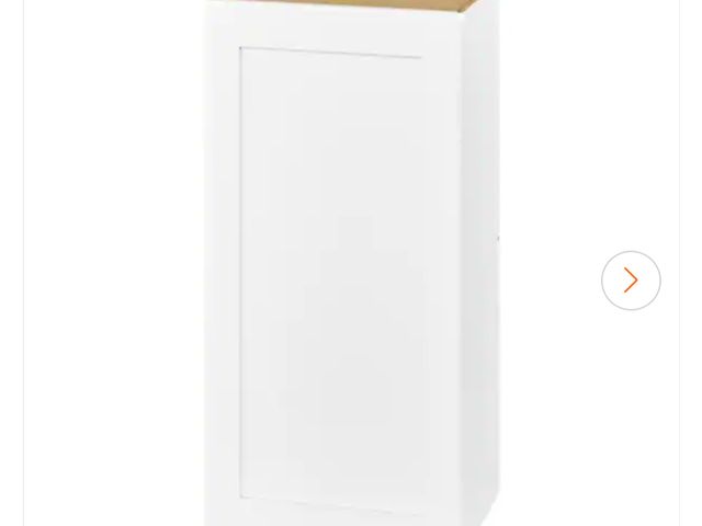 Lot 96-179200 - Hampton Bay
Avondale 18 in. W x 12 in. D x 36 in. H Ready to Assemble Plywood Shaker Wall Kitchen Ca...