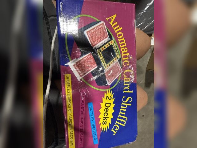 Lot 96-230905 - 2 Deck Automatic Card Shuffler Poker Cards Shuffling Machine Casino Playing Game  New Does not inclu...