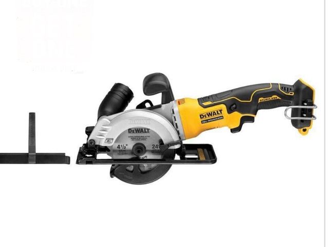 Lot 96-214362 - DEWALT
ATOMIC 20V MAX Cordless Brushless 4-1/2 in. Circular
Saw (Tool Only)
appears unused open box ...