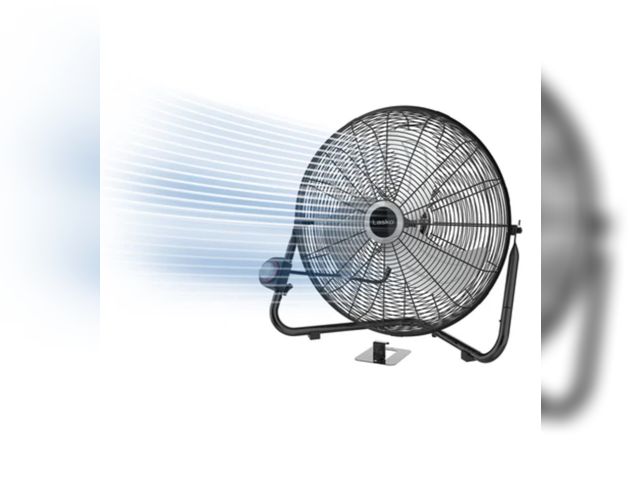 Lot 96-176556 - Lasko 20" Max Performance High Velocity Floor Fan with Wall Mount Option and 3 Speeds, 2264QM, Black...