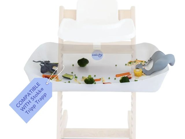 Lot 96-170182 - Baby &amp; Toddler Food &amp; Mess Catcher - Under High Chair Accessory New