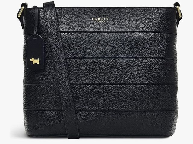 Lot 96-169430 - RADLEY London - Farringdon - Stripe - Small Ziptop Crossbody
Color Beige NOT Black!
New 
Msrp $149.9...