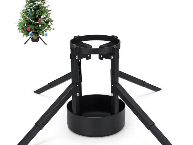 Lot 96-178582 - Christmas Tree Stand for Real Trees, Heavy Duty Xmas Tree Stand with Water Reservoir, Fast Clamped T...