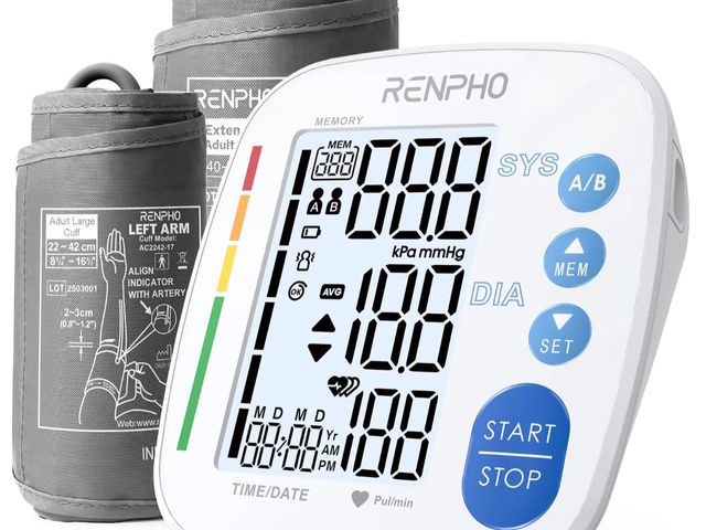 Lot 96-230745 - RENPHO Upper Arm Blood Pressure Monitor New