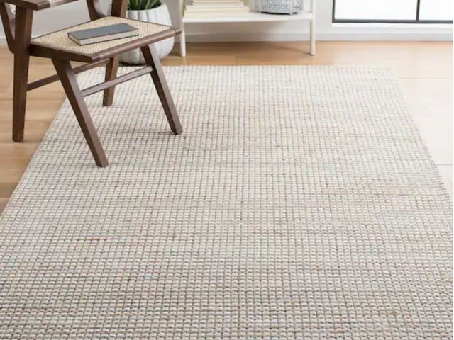 Lot 96-174282 - SAFAVIEH
Natural Fiber Beige/Ivory 8 ft. x 10 ft. Solid Woven Area Rug
New 
Msrp $264.00