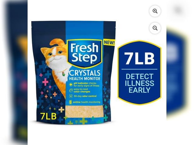 Lot 96-157425 - Fresh Step Crystals Health Monitoring Cat Litter, 7 lbs New