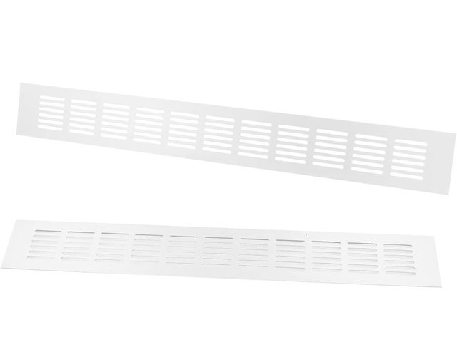 Lot 96-170228 - 2PCS Air Vent,TTZEZE Heavy Duty Aluminium Alloy Ventilation Grille Rectangle Metal Louvered Grill Co...