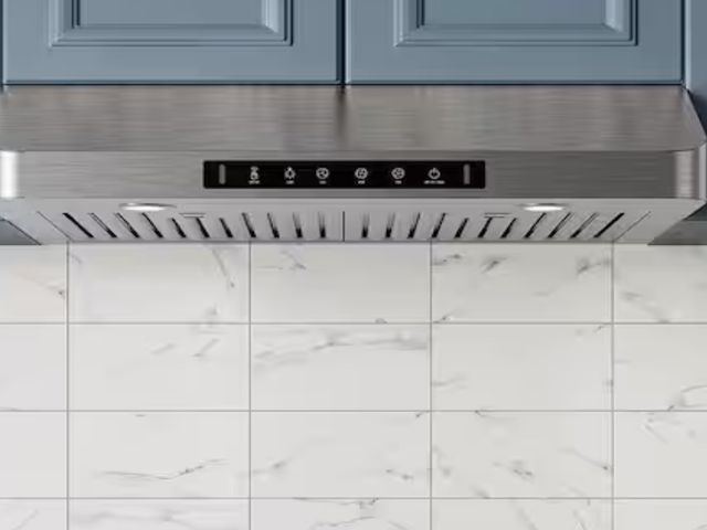 Lot 96-172081 - VIKIO
30 in. 900 CFM Ducted Under Cabinet Range Hood in Stainless Steel with 3 -Way Venting and Remo...