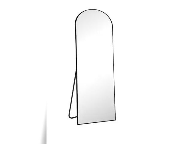Lot 96-188821 - HOMLUX
Black Frame 21 in. W x 64 in. H Arched Metal Full Length Mirror
new
MSRP $158.00