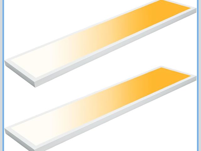 Lot 96-182824 - 1x4 LED Flat Panel Light Surface Mount, 3000K-4000K-5000K Selectable &amp; Triac Dimmable, 12x48 Inc...