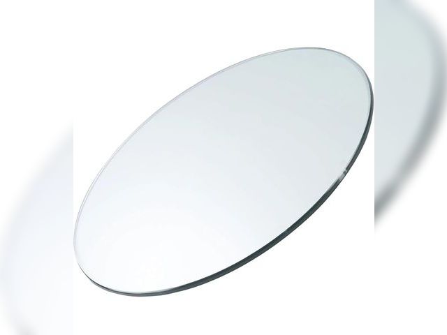 Lot 96-176228 - 24 inch Round 1/4" Thick Pencil Polished Edge Glass Table Top - Tempered, Scratch Resistant &amp; Sa...