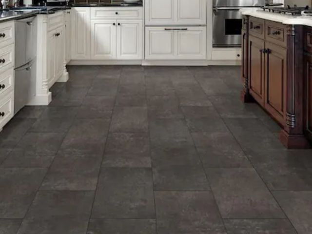 Lot 96-176593 - Approximately 35 ft² Lifeproof 
Overlook Slate 22 MIL x 11.9 in. W x 23.8 in. L Click Lock Waterproo...