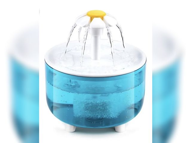 Lot 96-233097 - Nanafrog Cat Water Fountain Automatic Pet Water Dispenser for Multiple Pets,1.5L,Blue Lightly Used