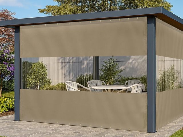 Lot 96-200614 - Covers &amp; All Outdoor Clear Panel Curtain, 12 oz Vinyl Outdor Curtains for Patio, Waterproof &amp...