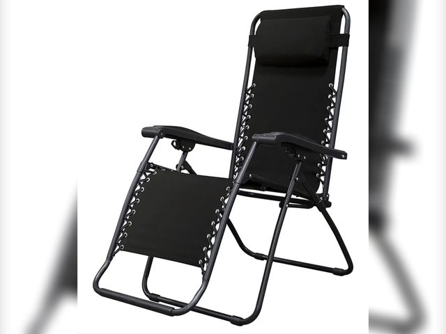 Lot 96-175994 - Caravan Sports Zero Gravity Outdoor Portable Folding Camping Lawn Deck Patio Pool Recliner Lounge Ch...