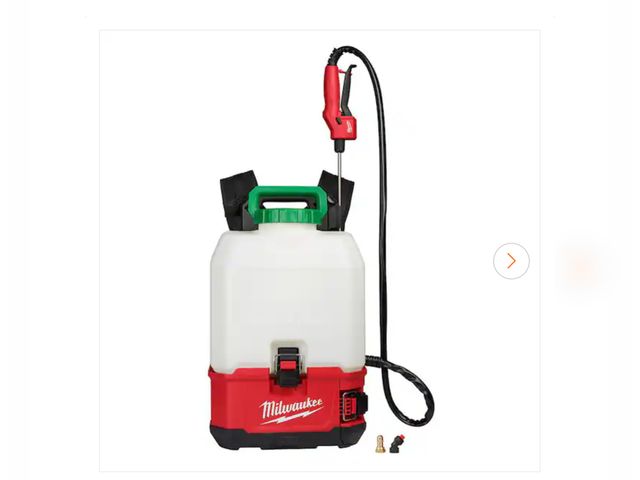 Lot 96-160009 - Milwaukee 
M18 18-Volt 4 Gal. Lithium-Ion Cordless Switch Tank Backpack Pesticide Sprayer (Tool-Only...