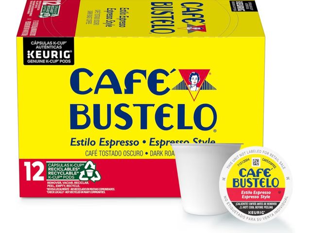 Lot 96-200889 - Café Bustelo Espresso, 12 Keurig K-Cup Pods New BB Date Aug 27 '26