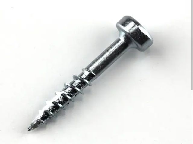 Lot 96-192385 - Kreg 
#7 x 1 in. Square Drive Pan-Head Zinc Pocket-Hole Screw (250-Pack) new