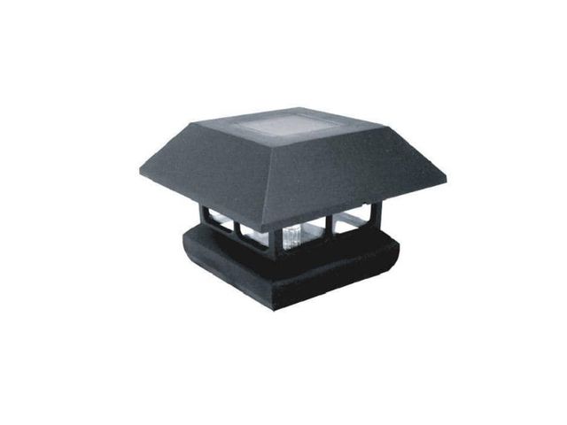 Lot 96-162395 - Veranda 4 in. x 4 in. (3.5 x 3.5 Post Size) 7
Lumens Black Plastic Solar Post Cap
New