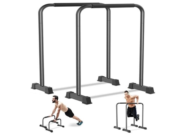 Lot 96-166292 - Dip Bar, 2-in-1 Adjustable Dip Stand Station for Home Workout, Heavy Duty Parallel Bars Workout Equi...