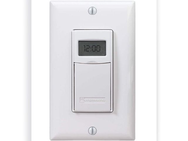 Lot 96-164085 - Intermatic 15 Amp 7-Day Indoor In-Wall Astronomic Digital Timer, White

New