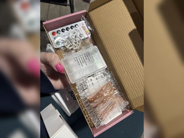 Lot 96-191308 - LECLSTAR 50 LED Photo Clips String Lights, 17ft with Remote - 8 Modes Fairy Lights to Clip on Pictur...