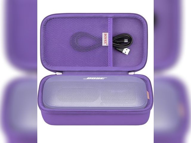 Lot 96-193560 - BOVKE Hard Travel Speaker Case for Bose New SoundLink Flex Speaker (2nd Gen) / Bose SoundLink Flex B...