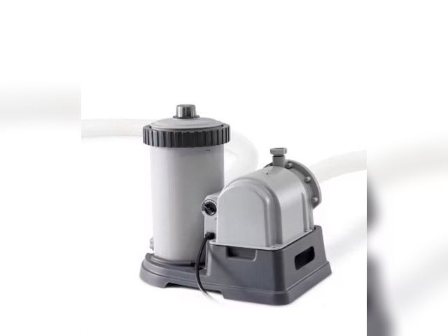 Lot 96-167310 - Intex Krystal Clear Cartridge Filter Pump for Above Ground Pools
Used, unsure if all parts included