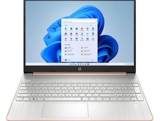 Lot 96-169800 - HP 2023 15'' HD IPS Laptop, Windows 10, Intel 4-Core Processor Up to 2.60GHz, 8GB RAM, 128GB SSD, HD...