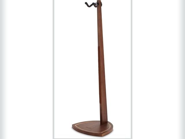 Lot 96-178338 - Guitar Stand, Acoustic Guitar Stand Floor, Black Walnut Wood Guitar Stand, Single Guitar Holder Stan...