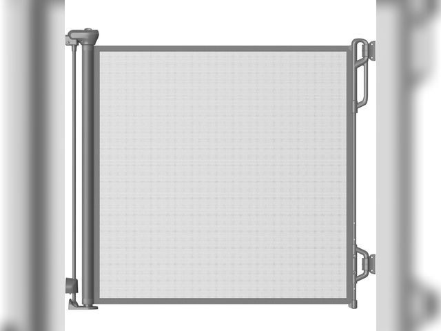 Lot 96-163677 - Retractable Safety Baby Gate or Mesh Dog Gate,Durable Portable Mesh Retractable Gate,Easy to Use for...