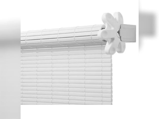 Lot 96-165538 - Coolaroo
White Wheel-Operated Light Filtering PVC Exterior Shade 96 in. W x 72 in. L
Unused, missing...