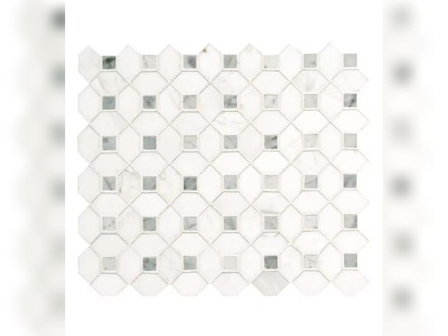 Lot 96-168093 - 21.2 TOTAL SQ FT
MSI
Bianco Dolomite Dotty 13 in. x 13 in. Polished Marble Mesh-Mounted Mosaic Floor...