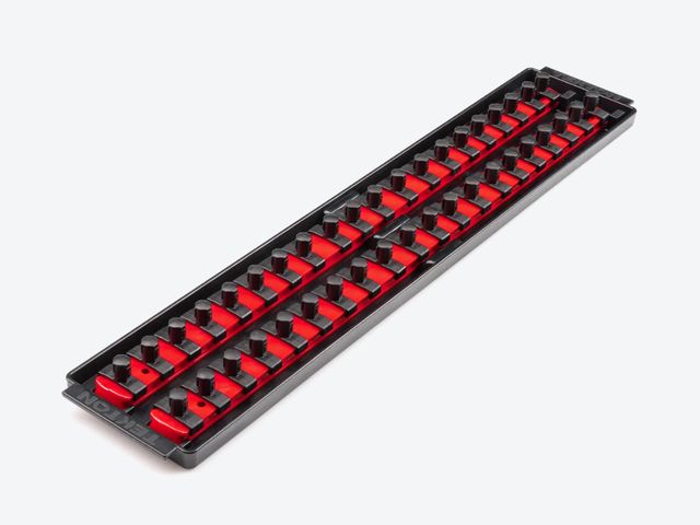 Lot 96-190222 - Tekton 3/8 Inch Drive 2-Rail Socket Organizer Set (40-Tool) New