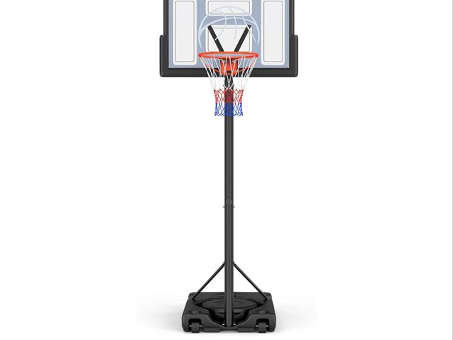 Lot 96-172970 - Basketball Hoop Outdoor 10ft Adjustable, Portable Basketball Hoop Goal System for Kids Youth and Adu...