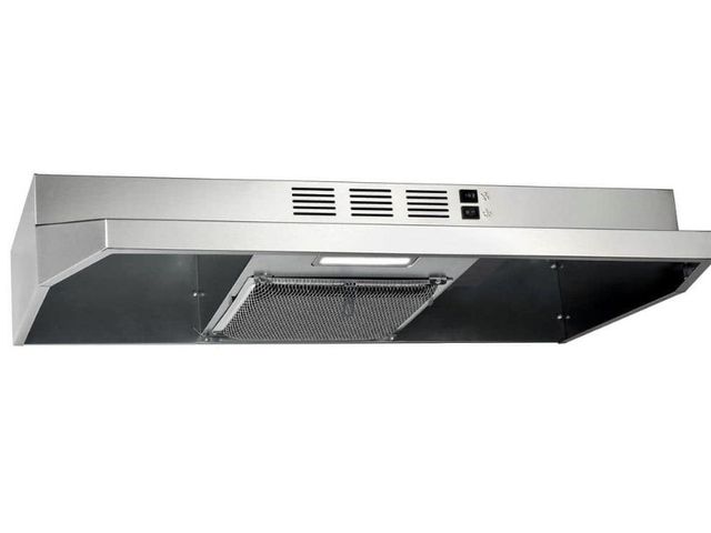 Lot 96-211743 - AKDY 30-in Stainless Steel Under Cabinet Range Hood with Charcoal Filter New