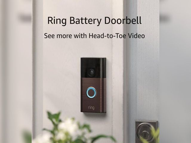 Lot 96-145787 - Ring Battery Doorbell, Head-to-Toe Video, Live View with Two-Way Talk, and Motion Detection &amp; Al...