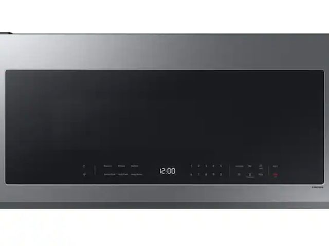 Lot 96-161270 - Samsung
Over-the-Range Microwave 2.1 cu. ft. with Wi-Fi in Fingerprint Resistant Stainless Steel
New...